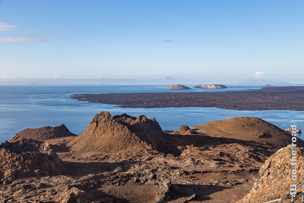 Krater auf Bartolomé - Reisebericht Galápagos Kreuzfahrt