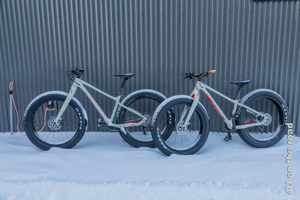 Fahrräder zum Fahren im Schnee - Boreale Ranch