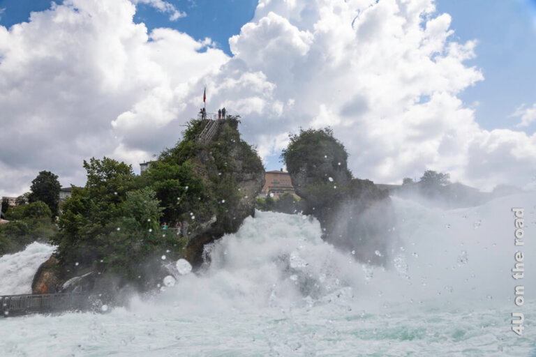 Rheinfall – einfache Rundwanderung und Baden im Rhein