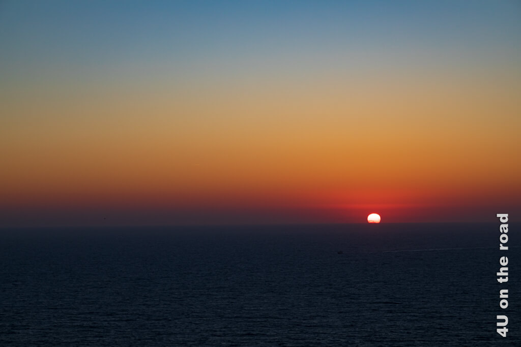 Sonnenuntergang am Cabo São Vicente - Ausflugsziele und Sehenswürdigkeiten an der Algarve