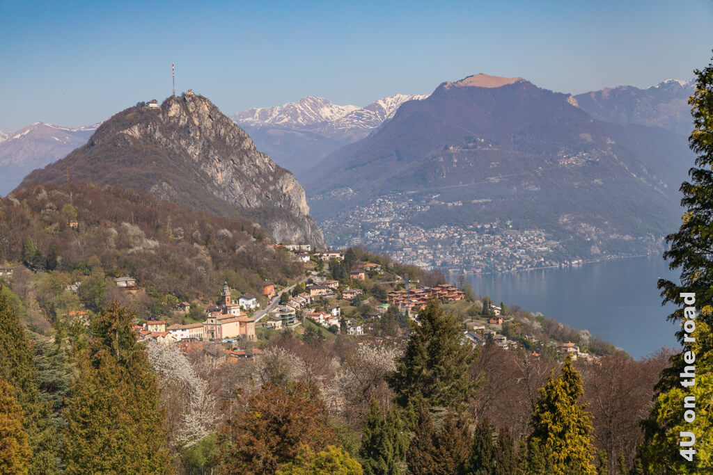 Ein Blick vom Monte San Salvatore und es wird klar, warum es im Tessin wenig Stellplätze gibt. - Wohnmobil Tipps und Stellplatz Apps